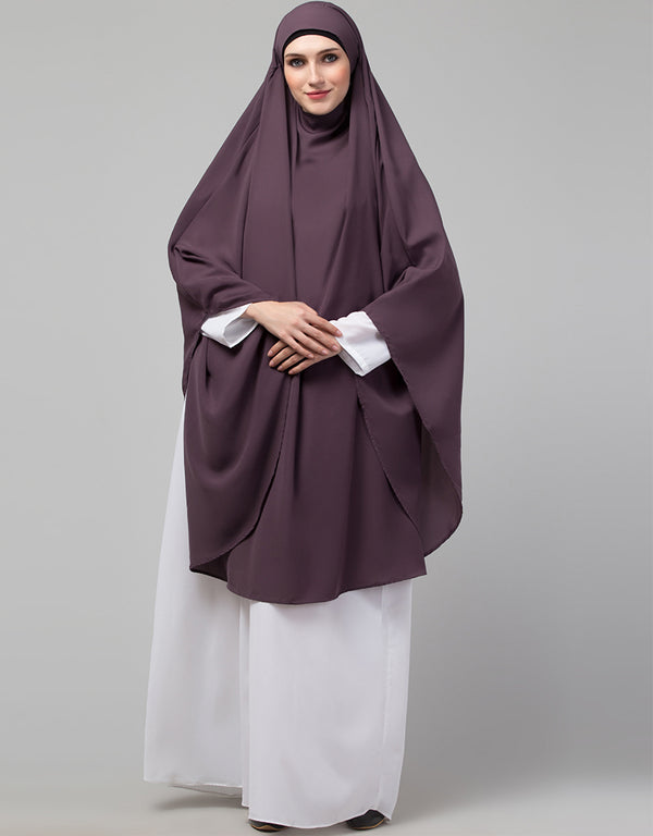 Trending Ready to Wear tie at back  with Niqab instant Khimar Prayer hijab
